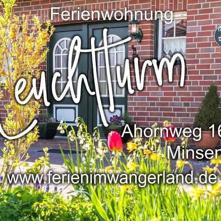 Ferien Im Wangerland Ferienwohnung Leuchtturm Minsen Schillig Hund Pool Sauna Norderaltendeich Zewnętrze zdjęcie