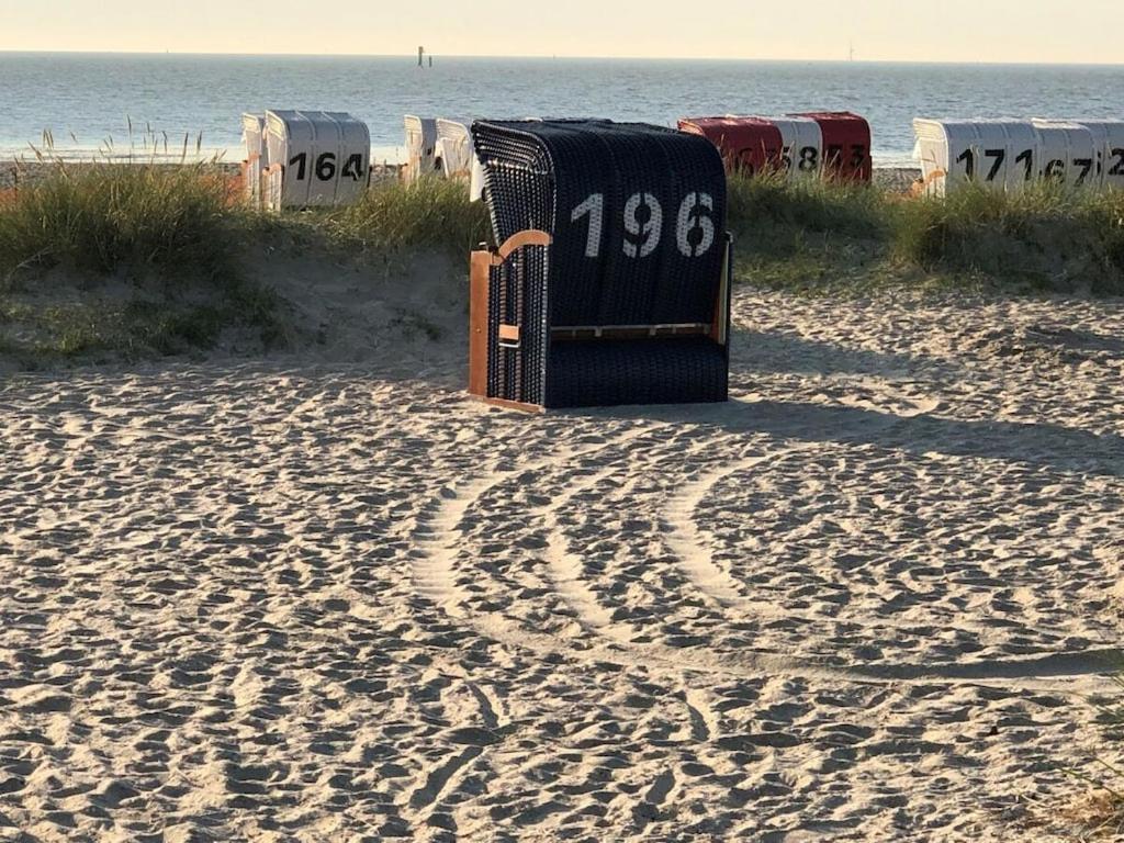 Ferien Im Wangerland Ferienwohnung Leuchtturm Minsen Schillig Hund Pool Sauna Norderaltendeich Zewnętrze zdjęcie